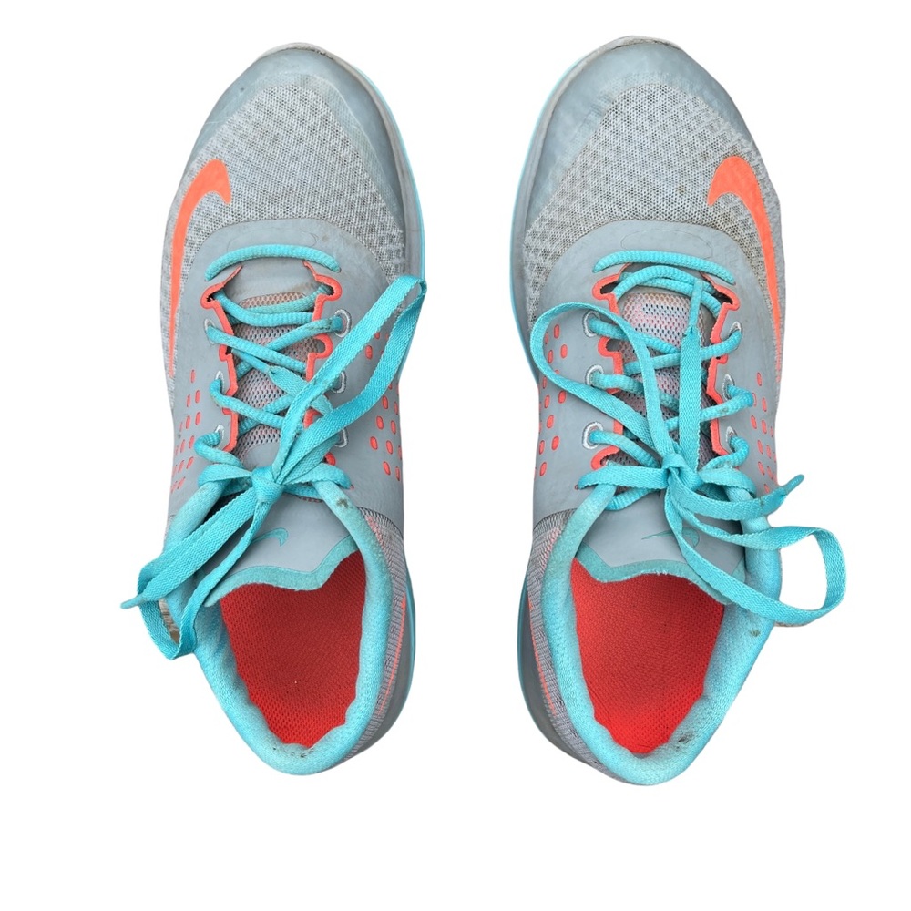 Nike FS Lite Run 684667-006 Dove Gray And Clearwater Athletic Running Shoes - Picture 3 of 8